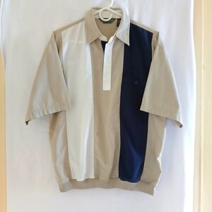 David Taylor Vintage Colorblock Polo Shirt